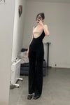 SWAYING/KNIT contrasting color silk tank vest SW23SS1T29 PS59